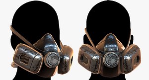 gas mask 3D model