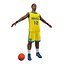 Jugador de baloncesto brasil