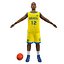 Jugador de baloncesto brasil