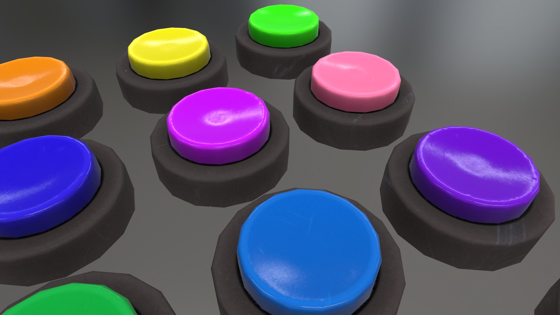 Buttons 3D Model - TurboSquid 1883408