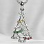 Ciondolo in oro con albero di Natale a basso peso
