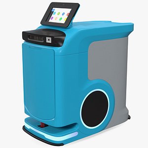 autonomous hospital delivery robot 3D model
