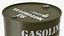 Gasoline 95 Octane Metal Barrel