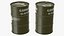 Gasoline 95 Octane Metal Barrel