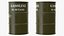 Gasoline 95 Octane Metal Barrel