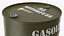 Gasoline 95 Octane Metal Barrel