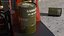 Gasoline 95 Octane Metal Barrel