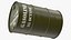 Gasoline 95 Octane Metal Barrel