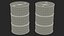 Gasoline 95 Octane Metal Barrel