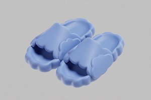 Cloud Shaped Cozy Slipper Pair