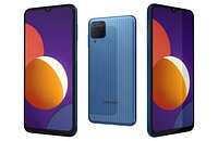 Samsung Galaxy M12 Blue Low Poly