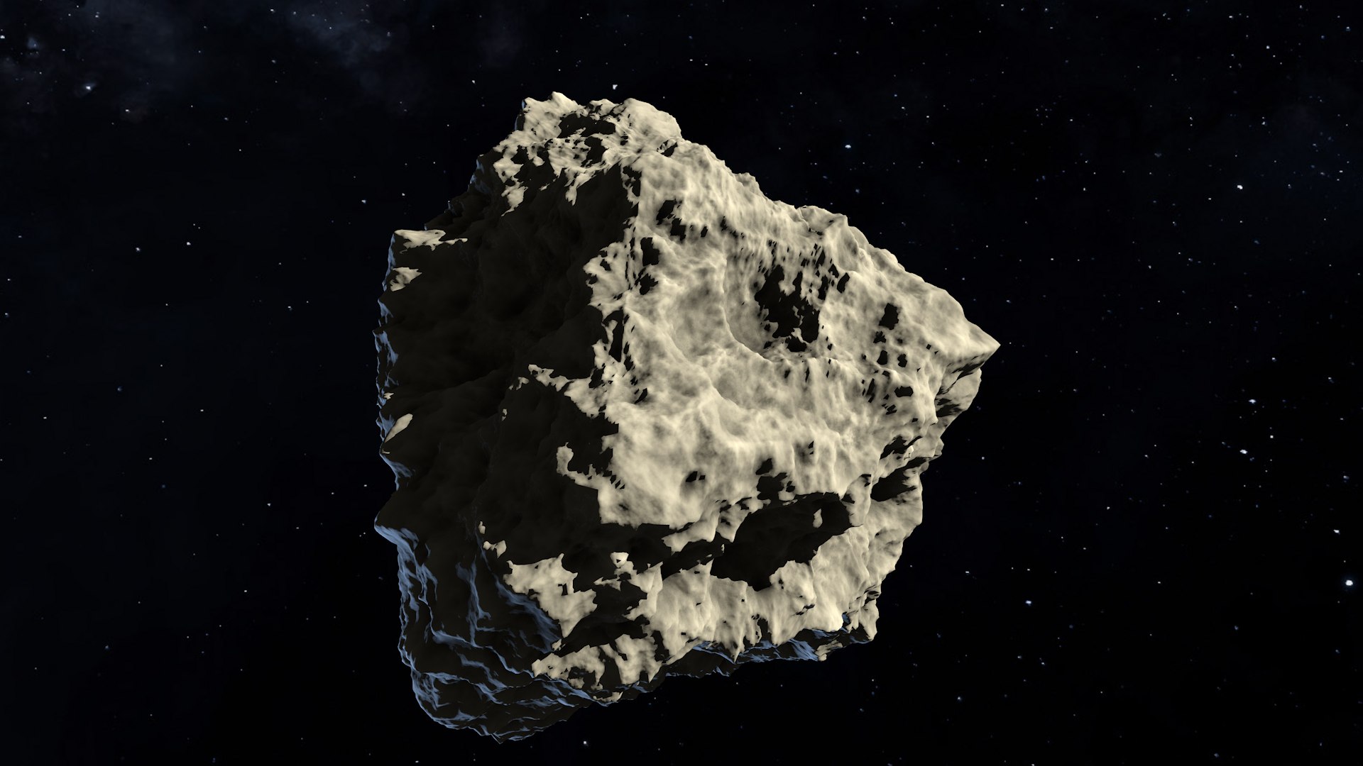 3D Asteroid Rock Model - TurboSquid 2207117