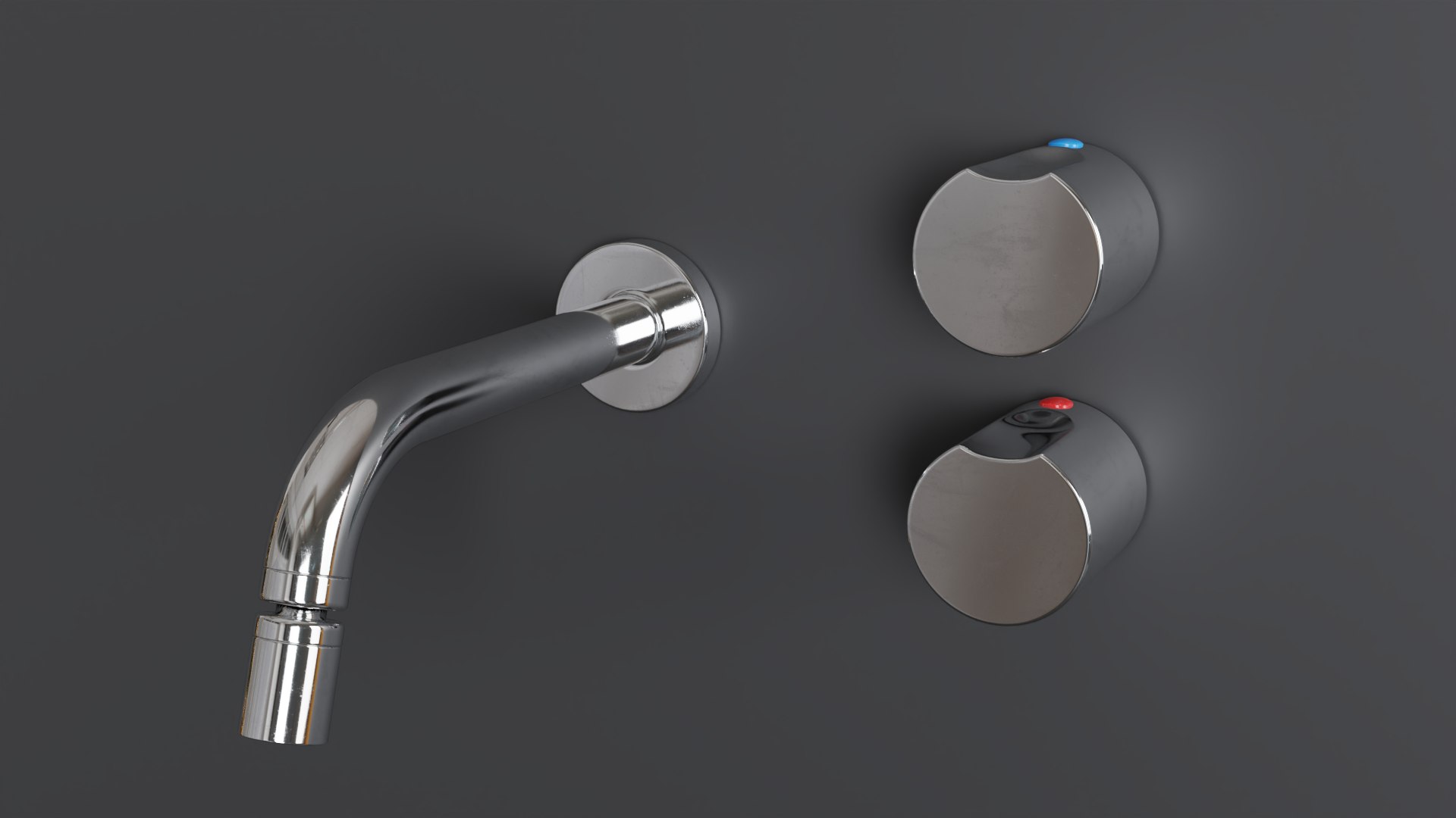 Free 3D Model Roca Element Wall-Mounted 3-Hole Bidet Mixer - TurboSquid ...