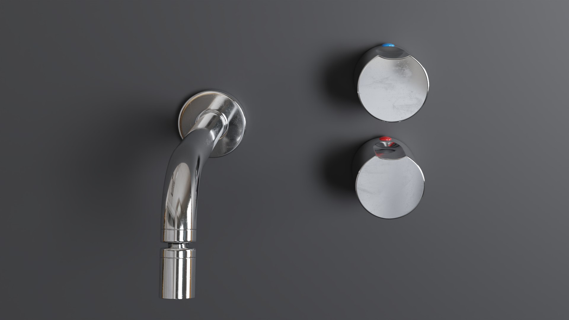 Free 3D Model Roca Element Wall-Mounted 3-Hole Bidet Mixer - TurboSquid ...