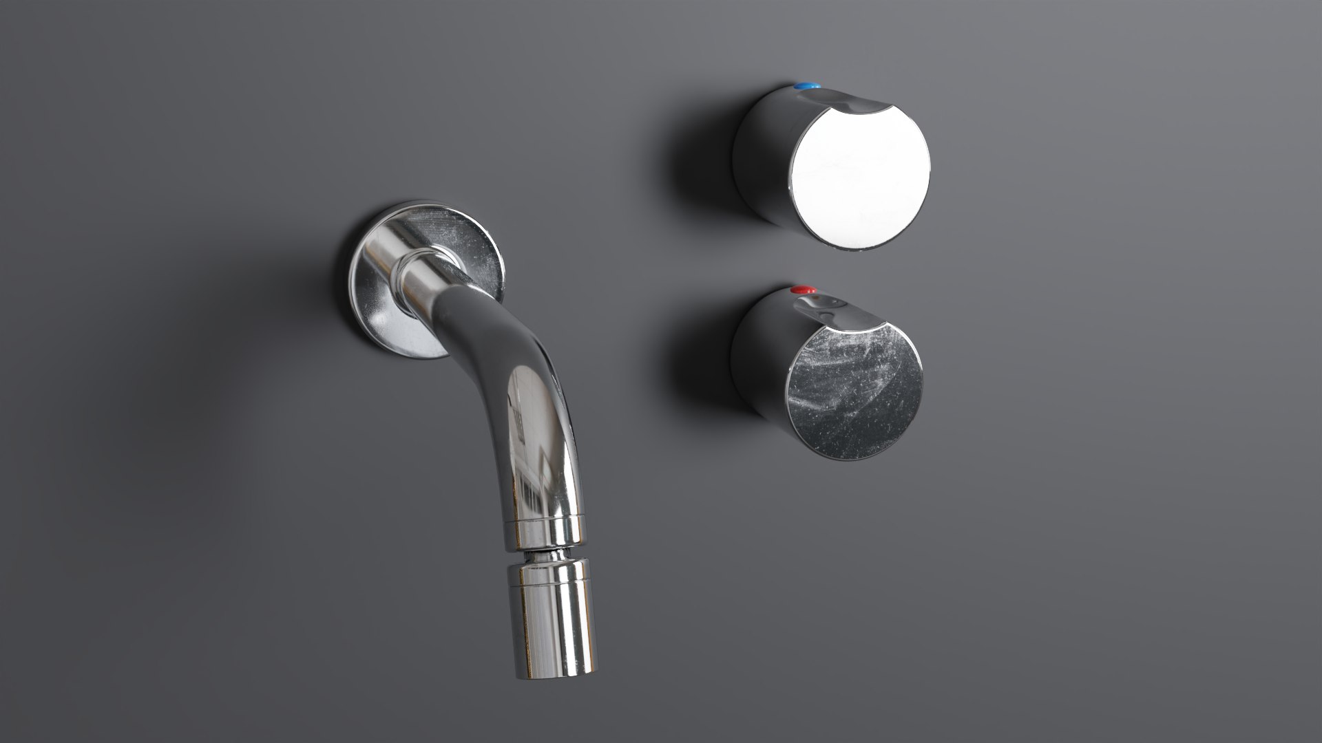 Free 3D Model Roca Element Wall-Mounted 3-Hole Bidet Mixer - TurboSquid ...