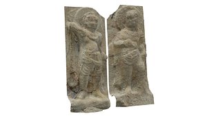 3D Stone Relievo model