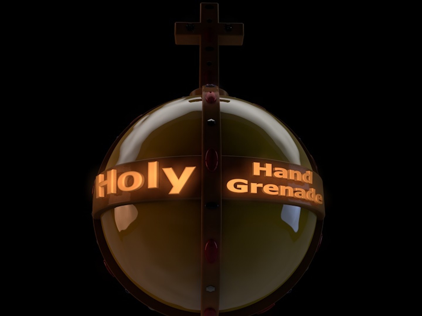 Free Holy Hand Grenade 3d Model