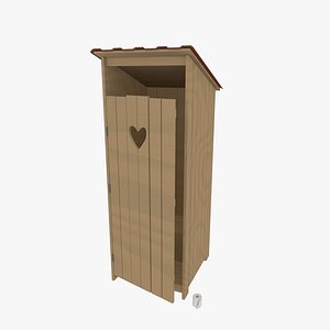 3d model latrine toilet