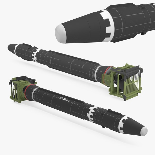 Hwasong-15 Intercontinental Ballistic Missile 3D model