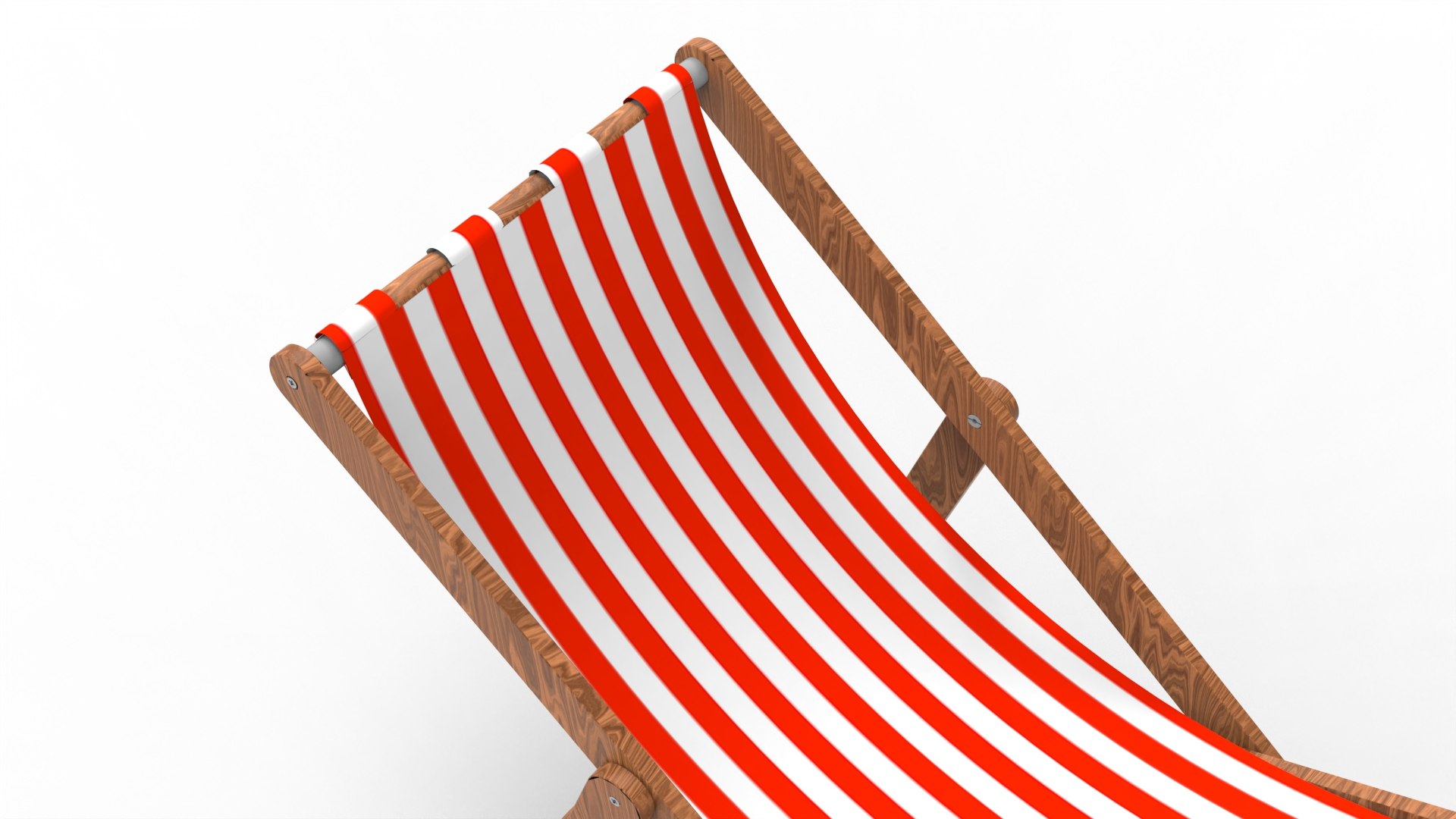 3D Lawn Beach Chair Model TurboSquid 2220156