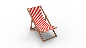 3D Lawn  - Beach Chair model