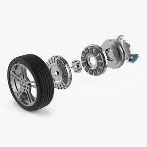 Modular Electric Wheel Motor Breakdown
