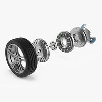 Modular Electric Wheel Motor Breakdown
