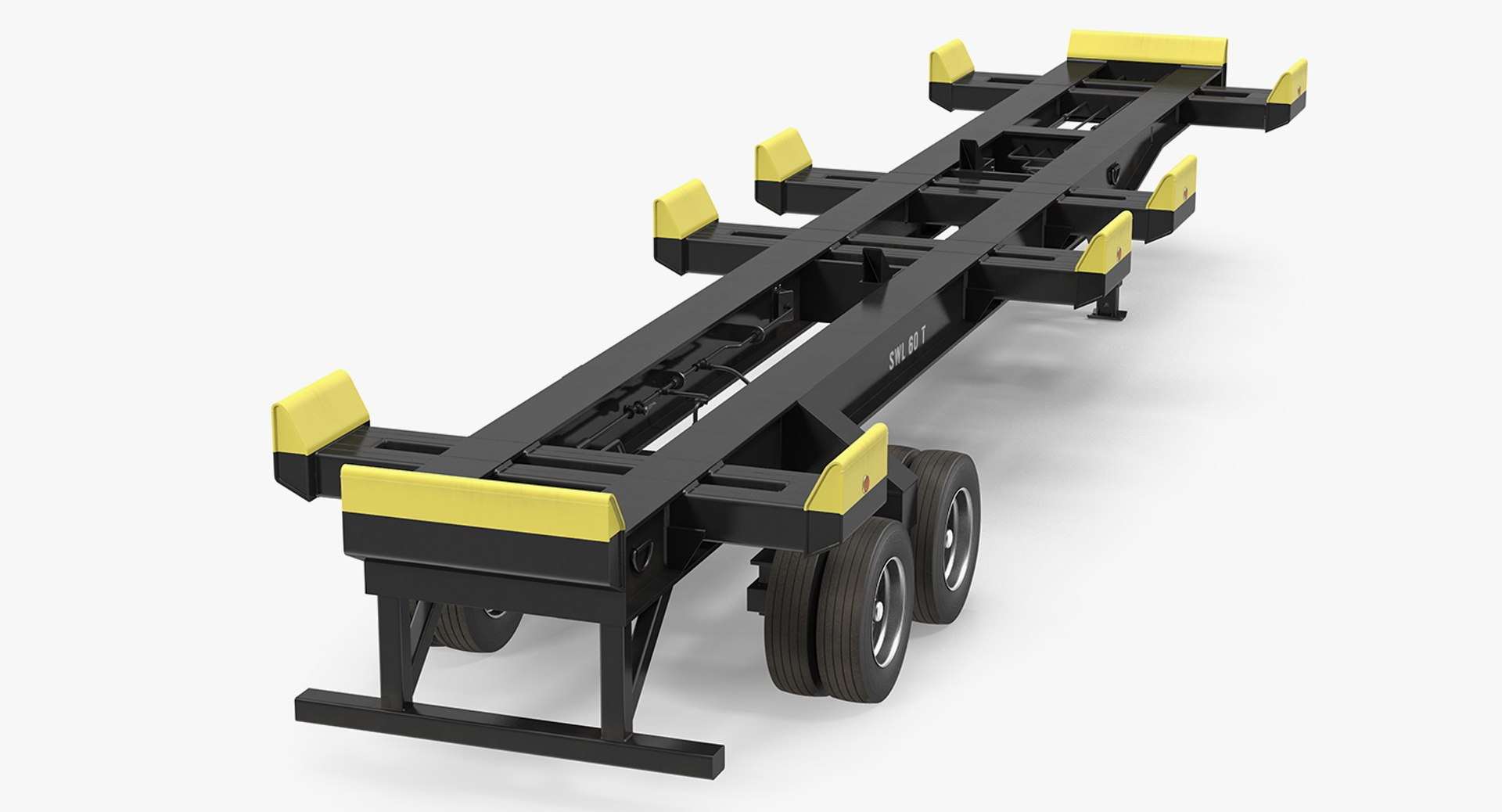 Seacom Terminal Chassis for ISO Container 3D model preview