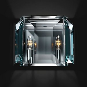 3D model wall light merit