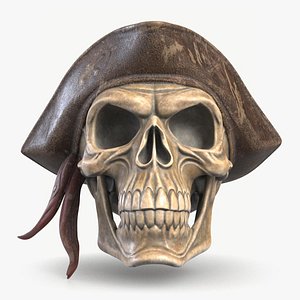 3D Pirate Skull
