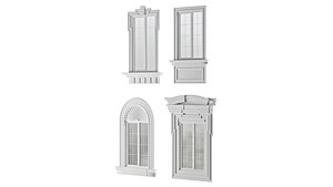 3D Windows modern and classic