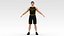 Jogador de basquete Black Player 05