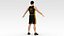Jogador de basquete Black Player 05