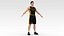 Jogador de basquete Black Player 05