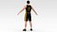 Jogador de basquete Black Player 05