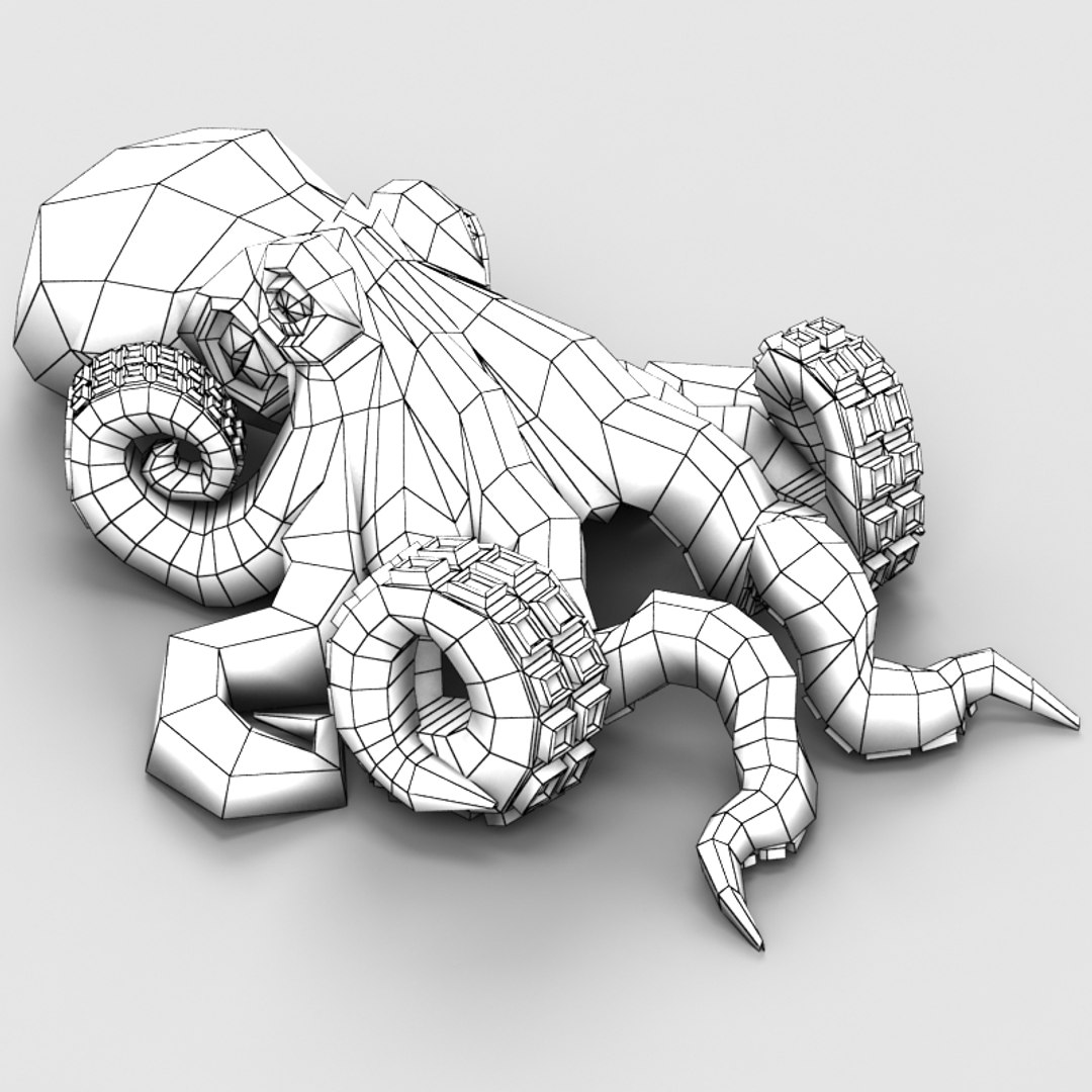octopus 3d max
