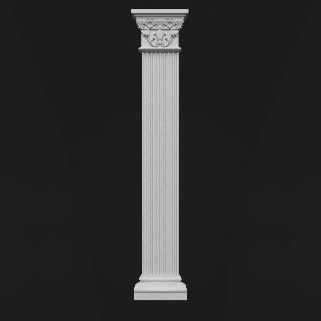 3D Column Decorative 10 Model - TurboSquid 2400621
