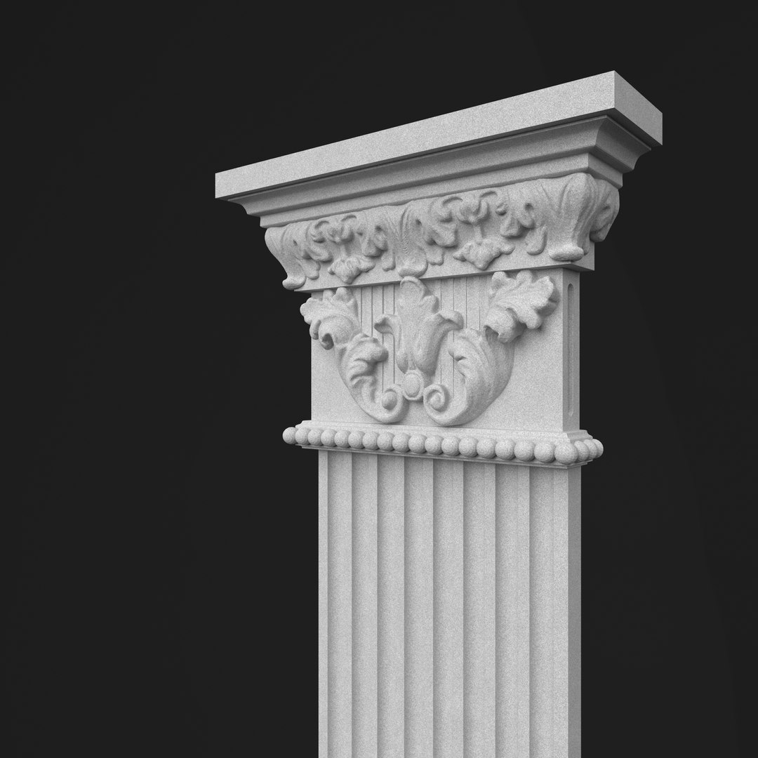 3D Column Decorative 10 Model - TurboSquid 2400621