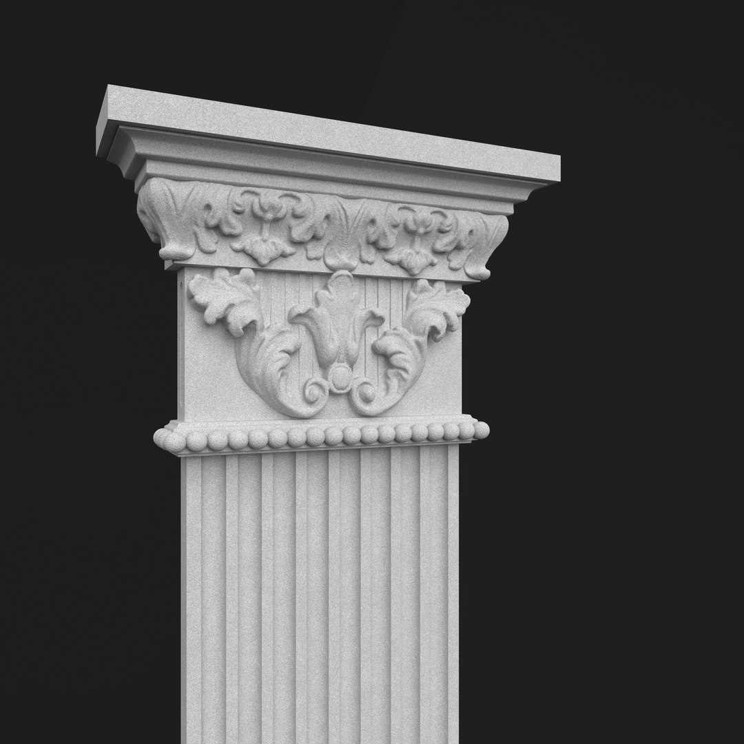 3D Column Decorative 10 Model - TurboSquid 2400621