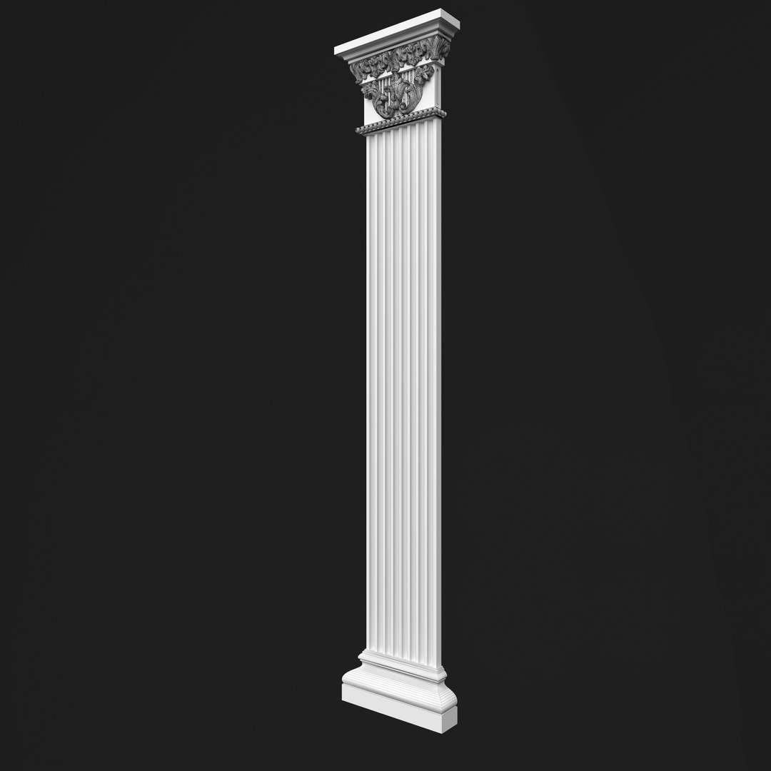 3D Column Decorative 10 Model - TurboSquid 2400621