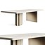 LuxLucia Casa OASIS RECT W280DT1 W280DT3 Dining Table