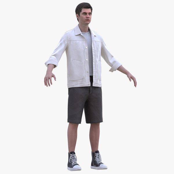 Man in Casual Outfit 3D model