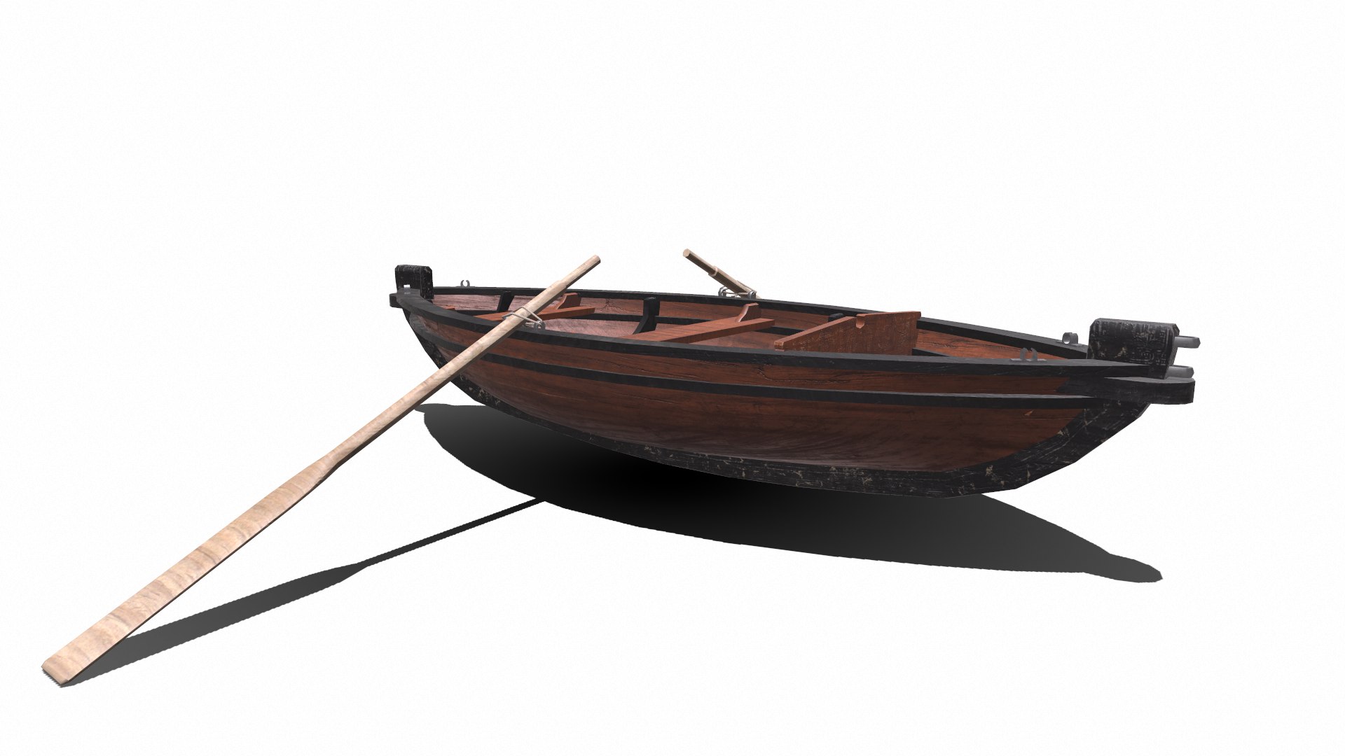 3D Model Rowing Boat - TurboSquid 1615219