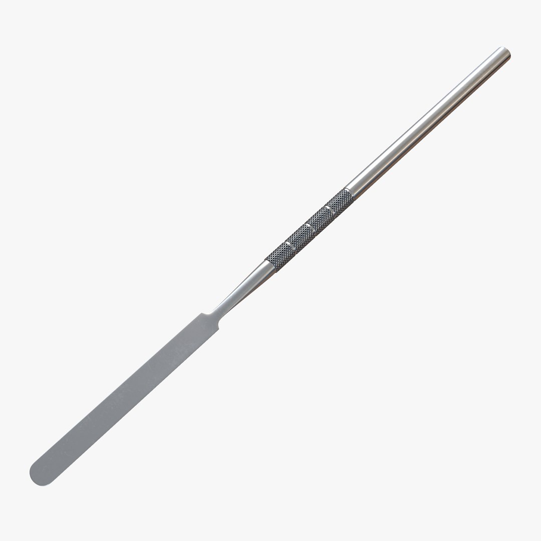 Dental Spatula 3D Model 3D model preview