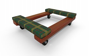 3D movers dolly s model