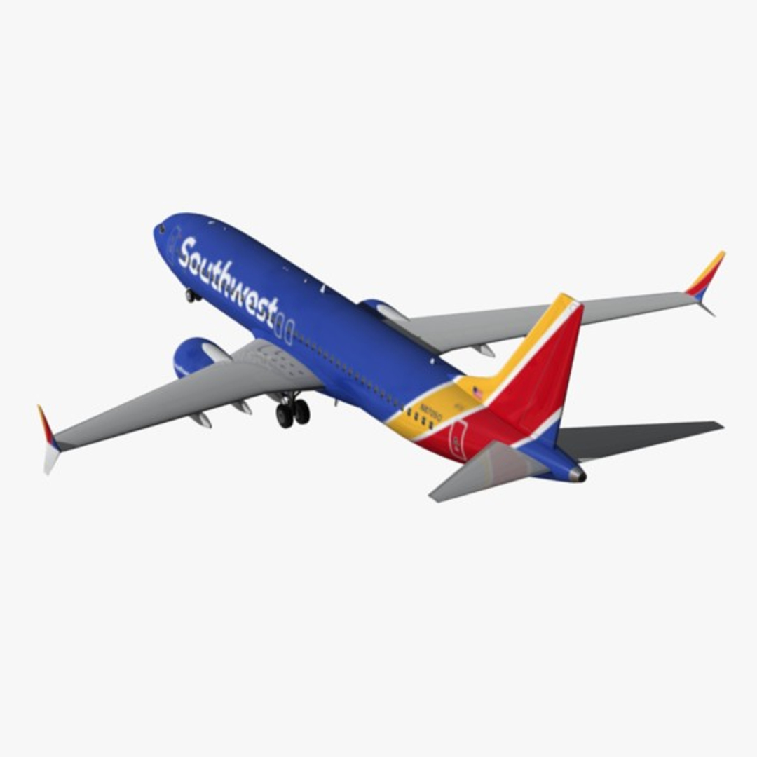 Boeing 737 Southwest Model - TurboSquid 1159591