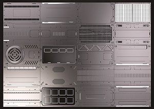 Sci Fi Panels KitBash 02