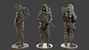 Post-Apocalyptic Male PAM2 004 3D
