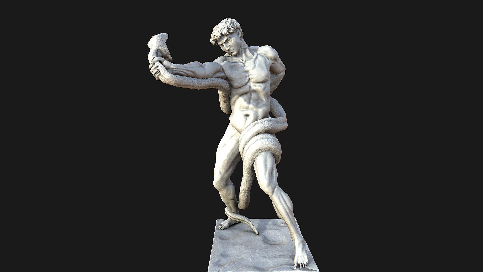 3d Athlete Statue