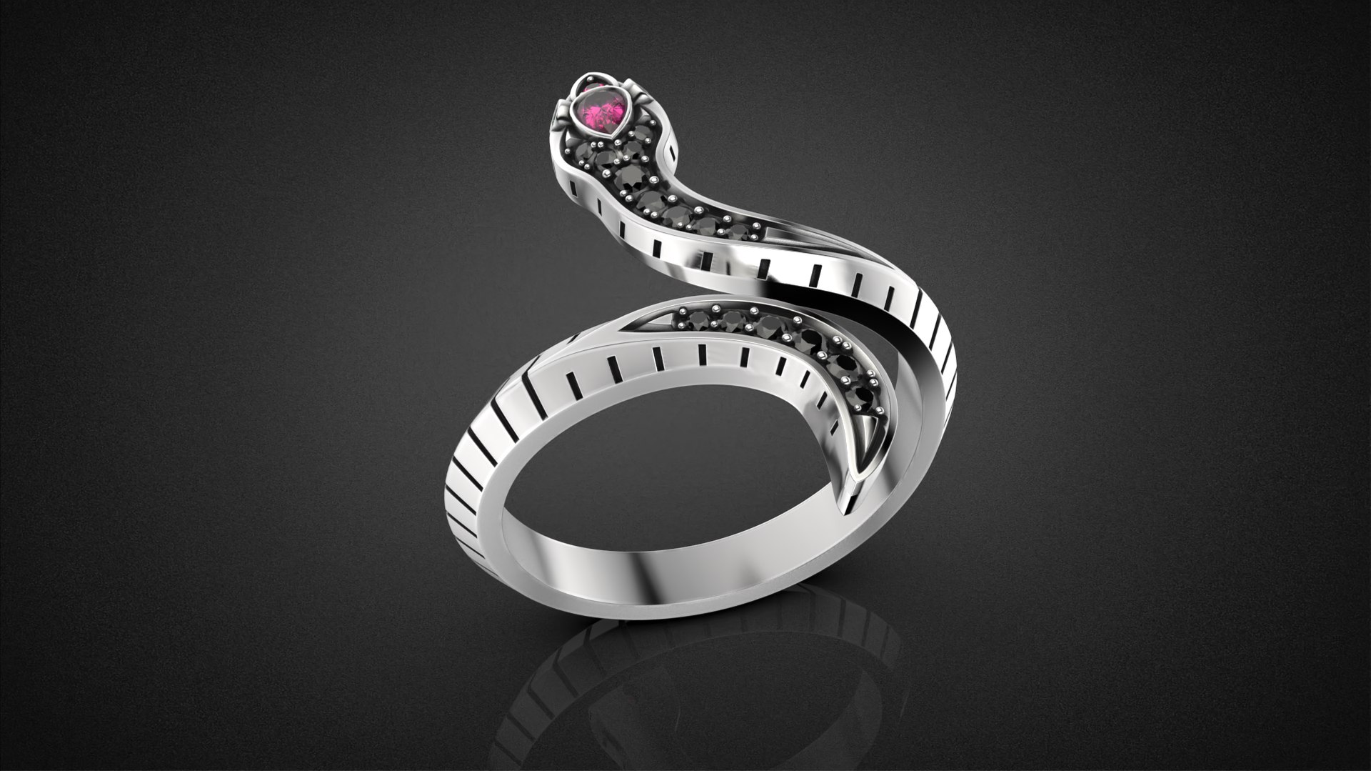 Serpenti Snake Ring 2025 All Sizes R46 3D Print Model 3D Model ...